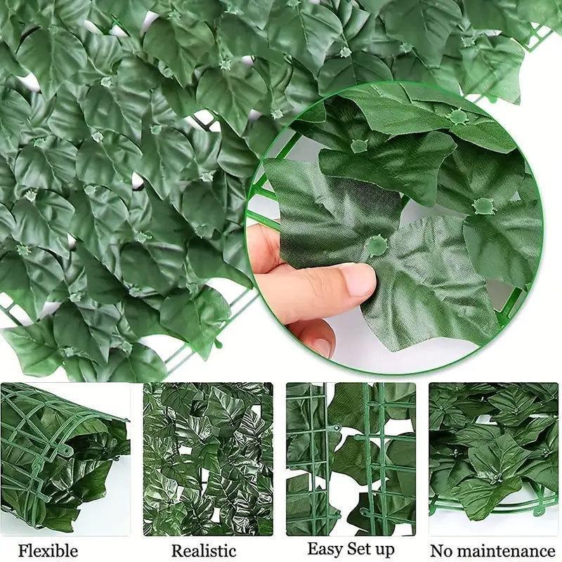 Искусственные панели из плюща  – обзор и цена Flower Wall Panel