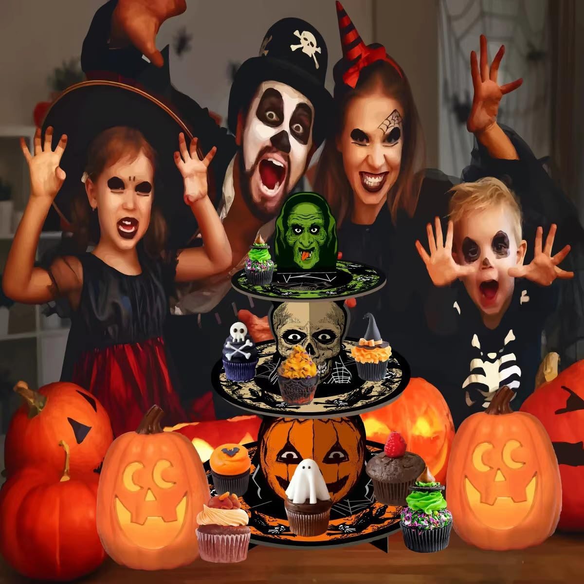 Подставка для кексов на Хэллоу – обзор и цена Cupcake Stand Tier