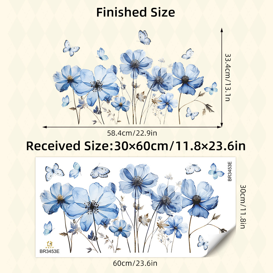 Самоклеящаяся наклейка на стен – обзор и цена Flower Wall Panel