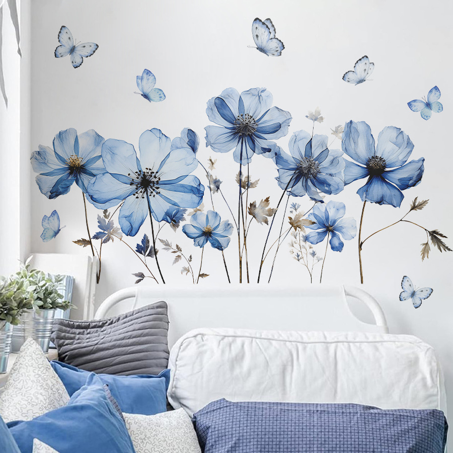 Самоклеящаяся наклейка на стен – обзор и цена Flower Wall Panel
