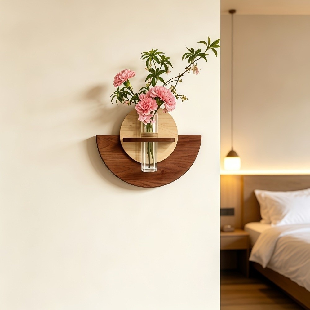 Овальная деревянная настенная  – обзор и цена Flower Wall Panel