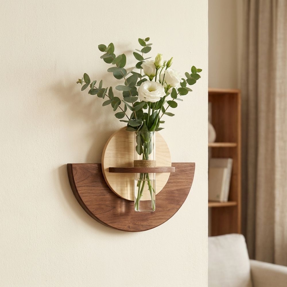 Овальная деревянная настенная  – обзор и цена Flower Wall Panel