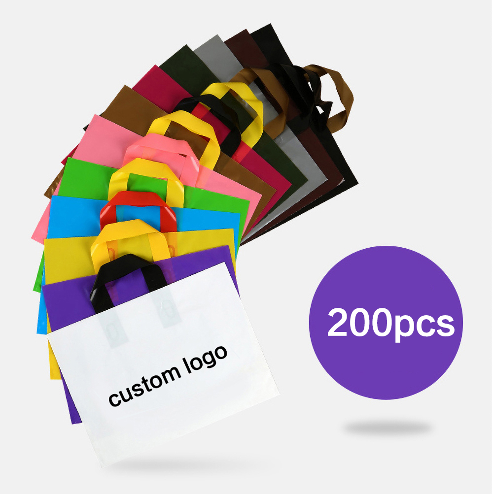 200 шт. Пластиковых пакетов с  – обзор и цена Event Party Shop